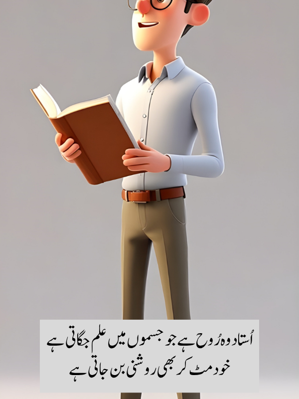 Heart-touching Teachers Shayari in Urdu