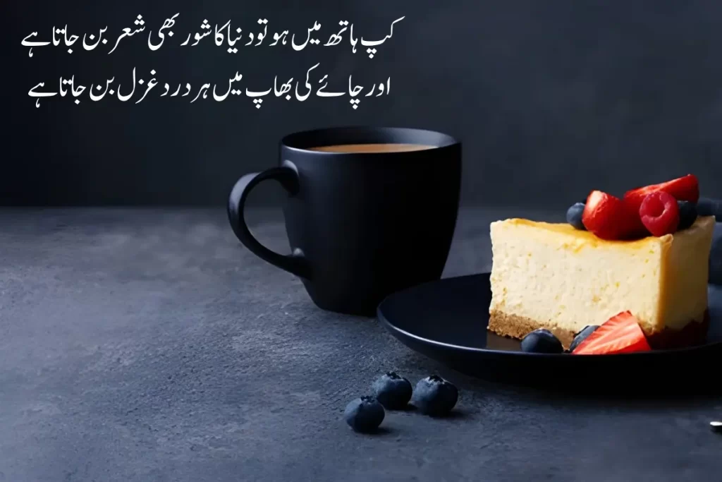 Tea Poetry in Urdu Text – 100+ Best 2 Line Shayari