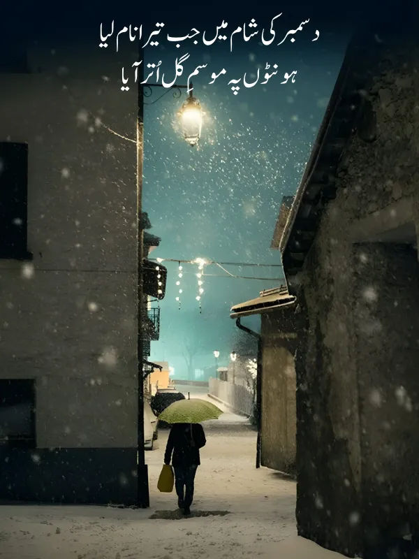 December Love Shayari in Urdu