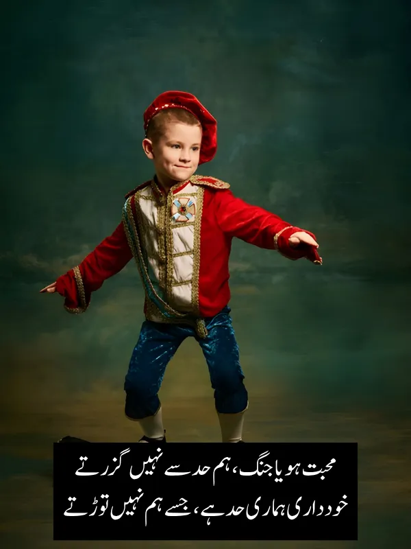 Two-line Urdu Shayari on Attitude